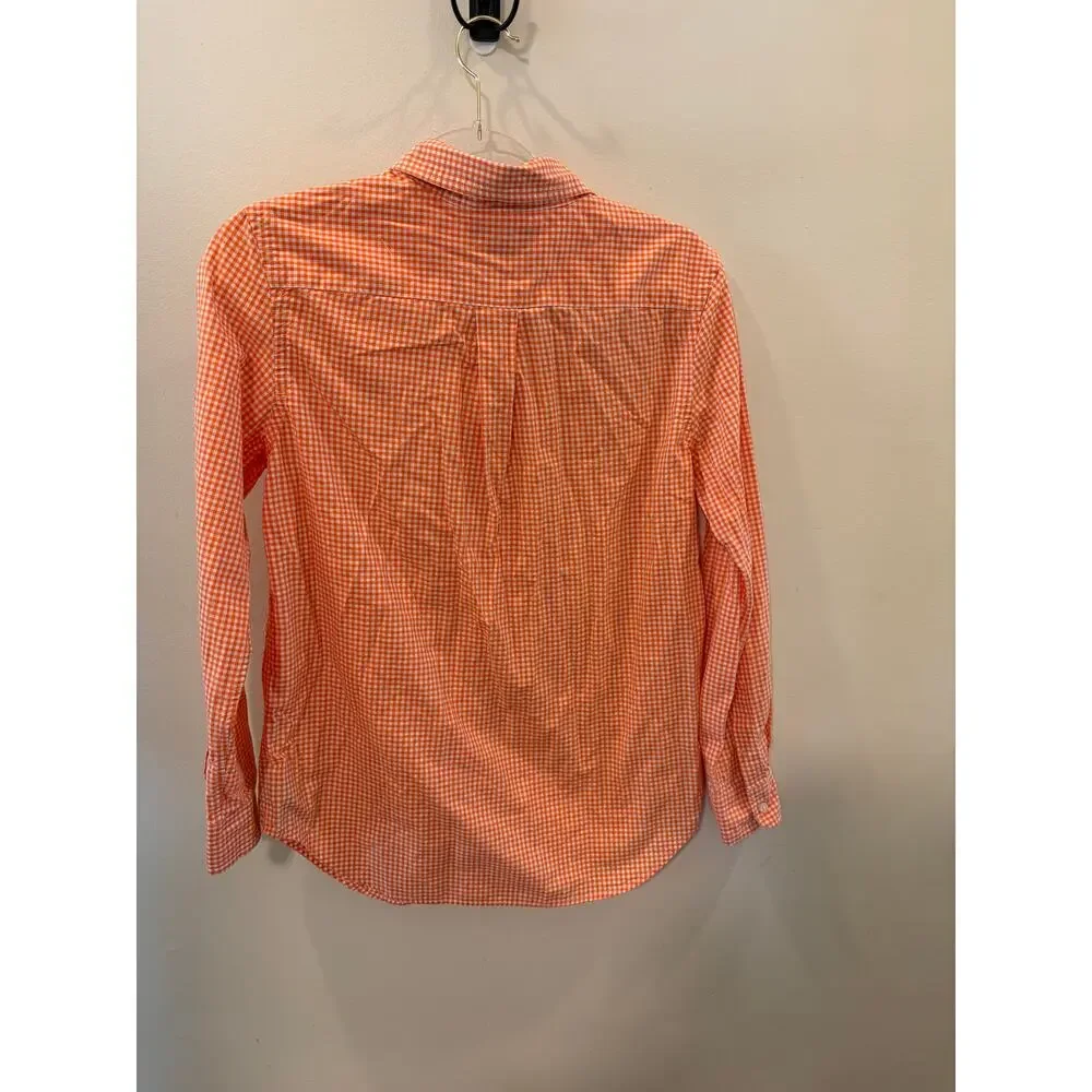 Ralph Lauren Orange Boys Button-Down Shirt, Size 14-16, EUC